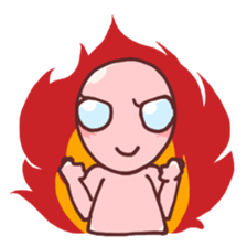 A cheerful alien (English ver.) sticker #752002