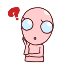 A cheerful alien (English ver.) sticker #752008