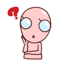 A cheerful alien (English ver.) sticker #752008