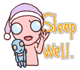 A cheerful alien (English ver.) sticker #752012