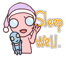 A cheerful alien (English ver.) sticker #752012