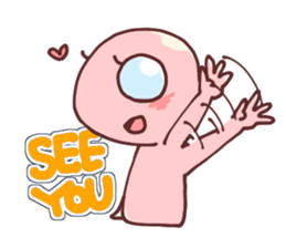 A cheerful alien (English ver.) sticker #752014