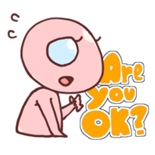 A cheerful alien (English ver.) sticker #752022