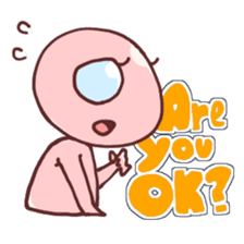 A cheerful alien (English ver.) sticker #752022