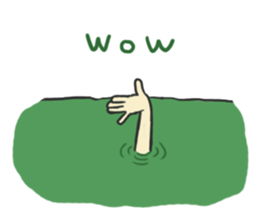 Swamp man sticker #752108