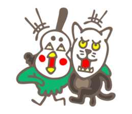 Okameinco & Hannyan. sticker #752181