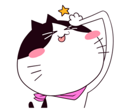 A rude cat Lucy sticker #752233