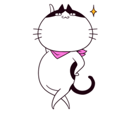 A rude cat Lucy sticker #752248