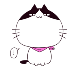 A rude cat Lucy sticker #752258