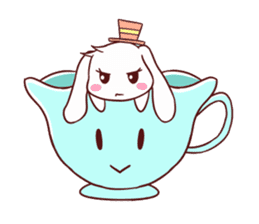 Usapon and Reesa's Tea Party sticker #752659