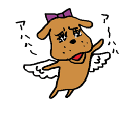 Dog fighting, Hanako sticker #752746