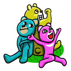 The bear which wants to make a friend