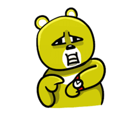 The bear which wants to make a friend sticker #753067