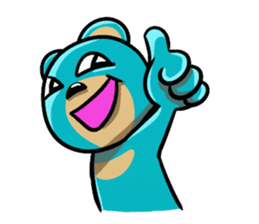 The bear which wants to make a friend sticker #753068