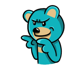 The bear which wants to make a friend sticker #753077