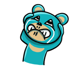 The bear which wants to make a friend sticker #753080