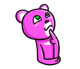 The bear which wants to make a friend sticker #753081