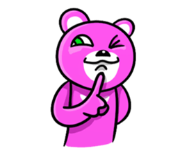 The bear which wants to make a friend sticker #753084