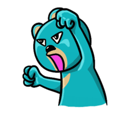 The bear which wants to make a friend sticker #753089