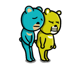 The bear which wants to make a friend sticker #753101