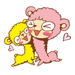 Pink alpaca!!