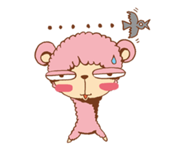 Pink alpaca!! sticker #753160