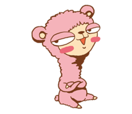 Pink alpaca!! sticker #753162