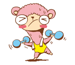 Pink alpaca!! sticker #753177