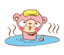Pink alpaca!! sticker #753180