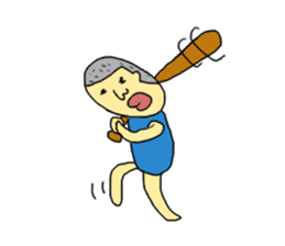 Baseball boy Tetsuro sticker #753257