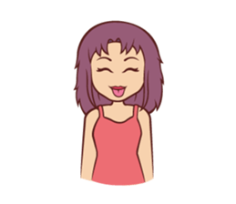 Cute Anime Girl: sticker your friends sticker #753264