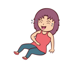 Cute Anime Girl: sticker your friends sticker #753282