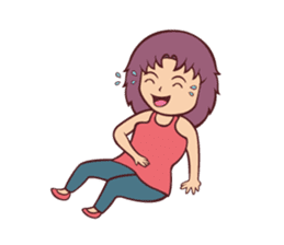 Cute Anime Girl: sticker your friends sticker #753282