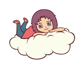 Cute Anime Girl: sticker your friends sticker #753285