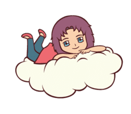 Cute Anime Girl: sticker your friends sticker #753285