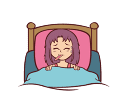 Cute Anime Girl: sticker your friends sticker #753288