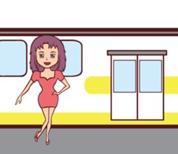 Cute Anime Girl: sticker your friends sticker #753289