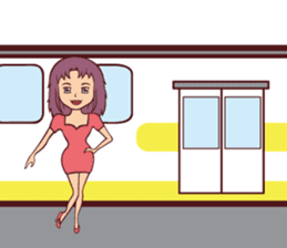 Cute Anime Girl: sticker your friends sticker #753289