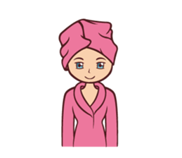 Cute Anime Girl: sticker your friends sticker #753292