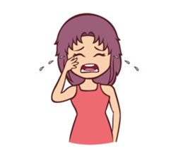 Cute Anime Girl: sticker your friends sticker #753293