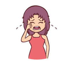 Cute Anime Girl: sticker your friends sticker #753293
