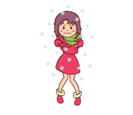 Cute Anime Girl: sticker your friends sticker #753295