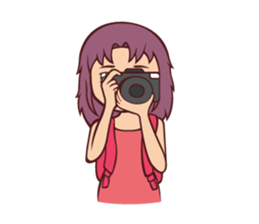 Cute Anime Girl: sticker your friends sticker #753298