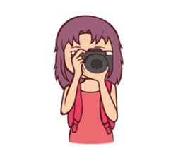 Cute Anime Girl: sticker your friends sticker #753298