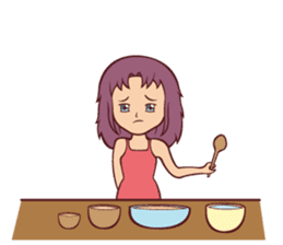 Cute Anime Girl: sticker your friends sticker #753302