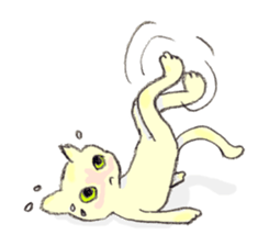 Miro Neko [green Cat] #2 sticker #753487