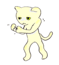 Miro Neko [green Cat] #2 sticker #753500