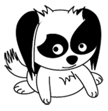 Japanese dog  chin sticker #753543