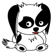 Japanese dog  chin sticker #753544