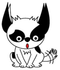 Japanese dog chin sticker #753549